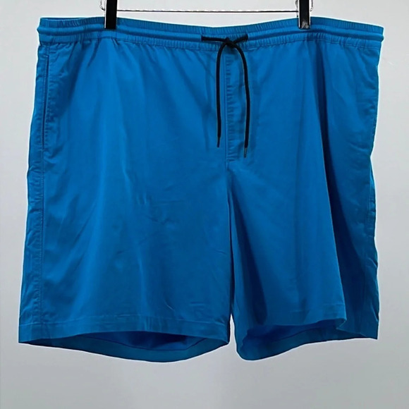 Open Edit Drawstring Waist Casual Shorts in Bright Blue - NWT - Size 2XL - Picture 1 of 5
